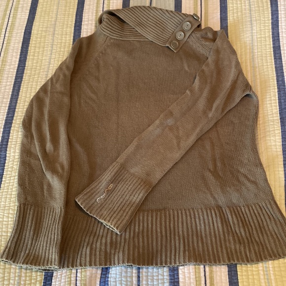 BCBG Women’s button up turtle neck sweater - Picture 5 of 5